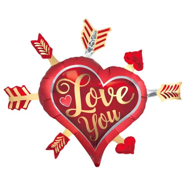 Love You Hjärtballong Rabatter
