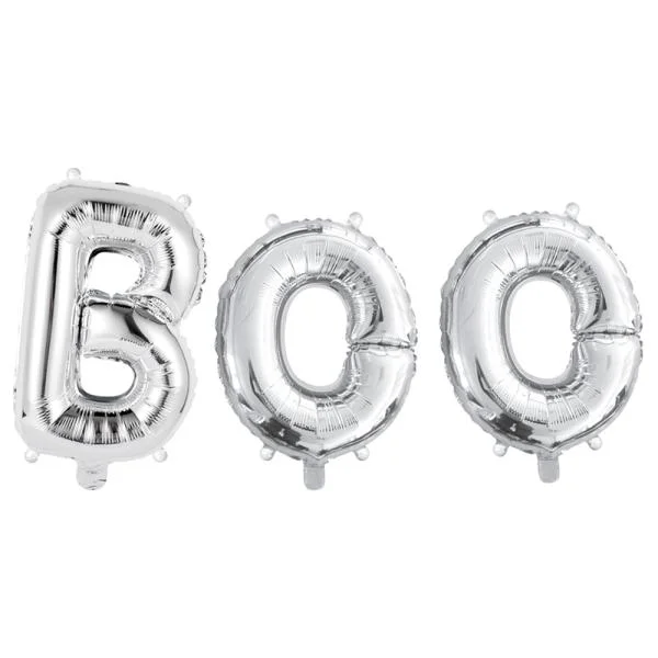 Boo Folieballong Silver Endast denna vecka