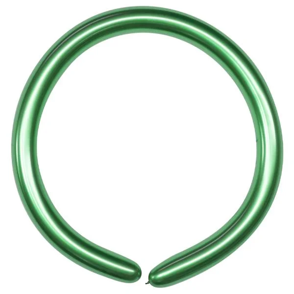 Modellballonger Chrome Grön 100-pack Expressleverans