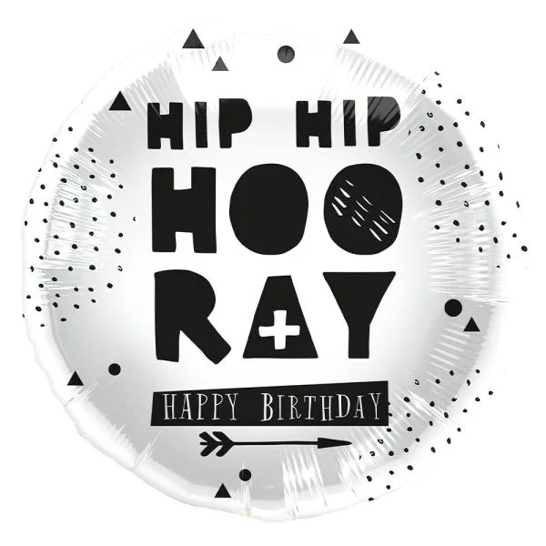 Hip Hip Hooray Folieballong Sista chansen