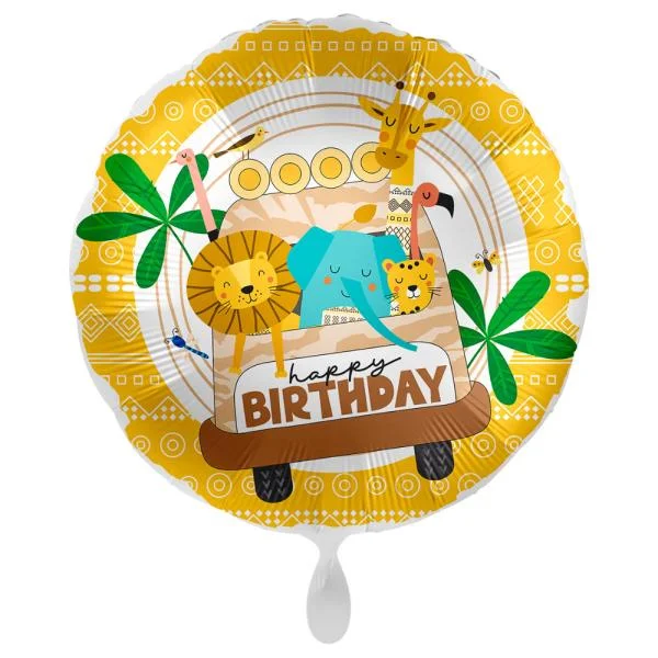 Happy Birthday Ballong Safari Birthday Sänkt pris