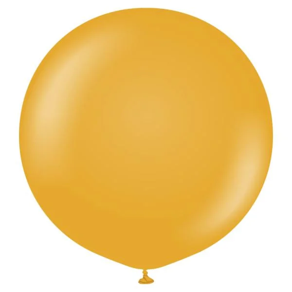 Begränsad tid Senapsgula Stora Latexballonger Mustard (2-pack)
