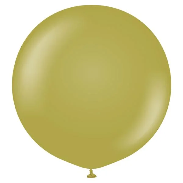 Gröna Stora Latexballonger Olive (2-pack) Endast denna vecka