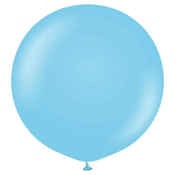 Begränsat erbjudande Ljusblå Gigantiska Latexballonger Baby Blue 2-pack