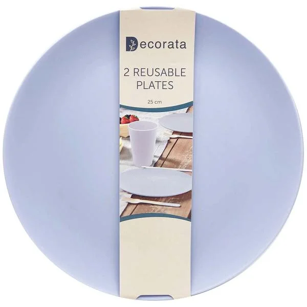 Erbjudandepris Återanvändbara Tallrikar Lilac Decorata