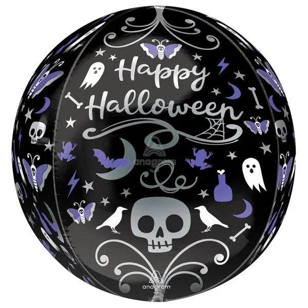 Rabatt Happy Halloween Rund Folieballong