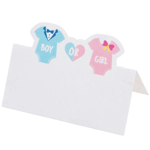 Boy or Girl Placeringskort 6-pack Kampanj