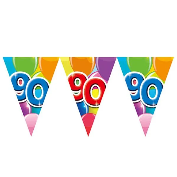 Lägg i varukorgen Flaggirlang Ballonger 90