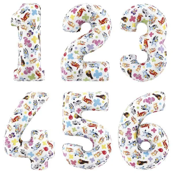 I lager Bluey Sifferballong (Siffra 1)