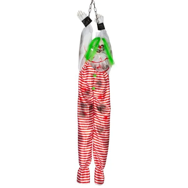 Animerad Hängande Skakande Clown 150 cm Premium