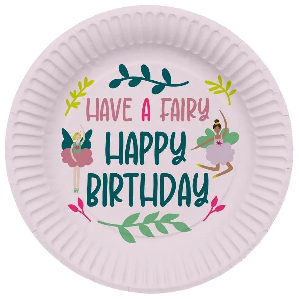 Rabatt Papperstallrikar Fabulous Fairy 8-pack