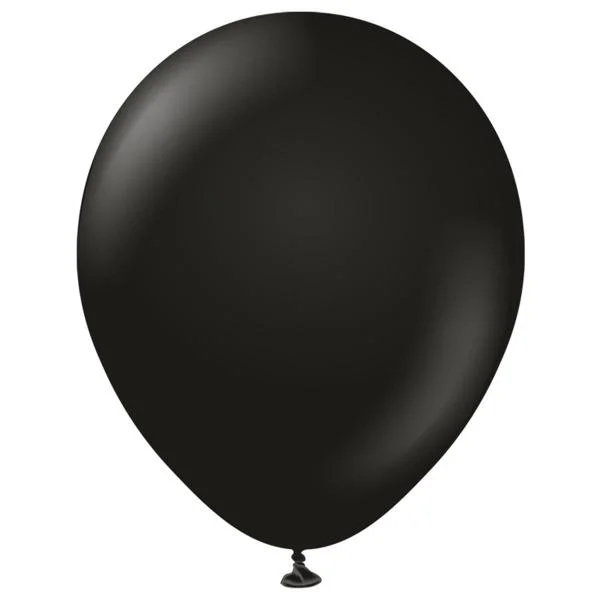 Endast idag Latexballonger Svart 30 cm (10-pack)