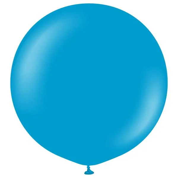 Lågt pris Latexballonger Karibisk Blå 60 cm 2-pack