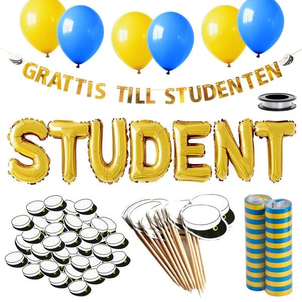 Studentdekoration Paket Standard Plus Endast denna vecka