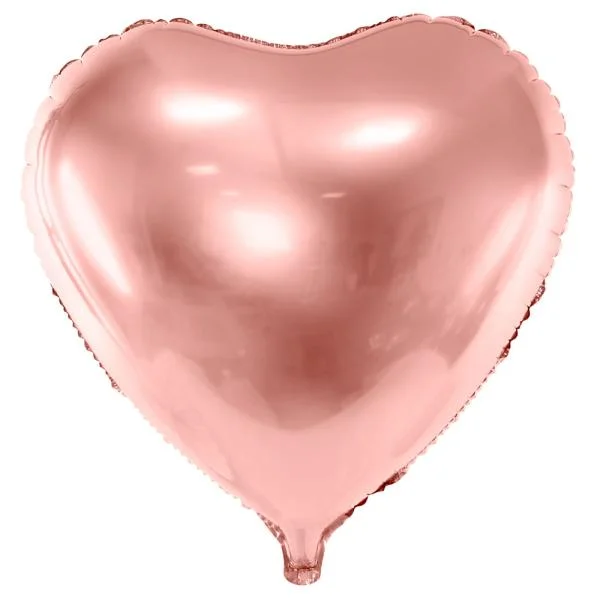 Hjärtballong Roséguld Folie Handla nu