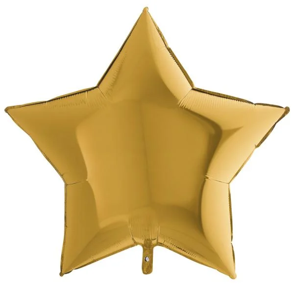 Folieballong Stjärna Guld XL Rabatt