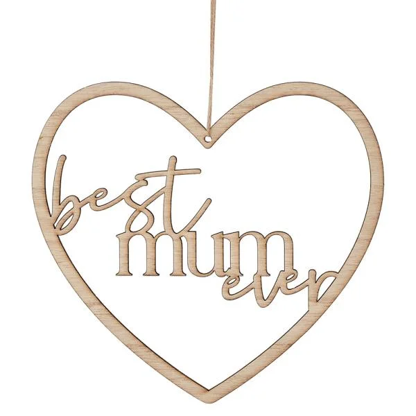Snabb leverans Hängande Hjärta Best Mum Ever