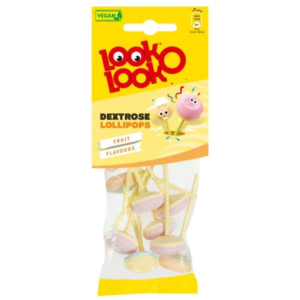 Dextrosklubbor Emoji 70 g 8-pack Snabb leverans