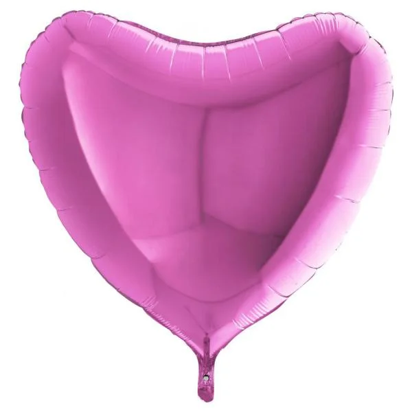 Hjärtballong Folie Rosa Nyhet