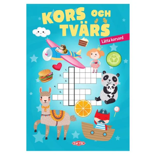 Populärt val Kors och Tvärs Korsordsbok för Barn