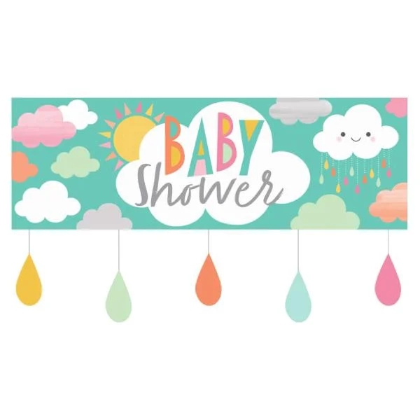 Banderoll Baby Shower Sunshine Snabb frakt