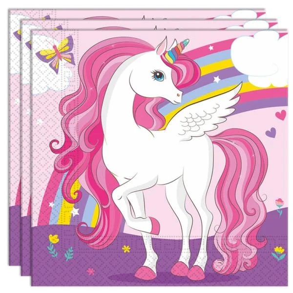 Unicorn Rainbow Servetter Reapris