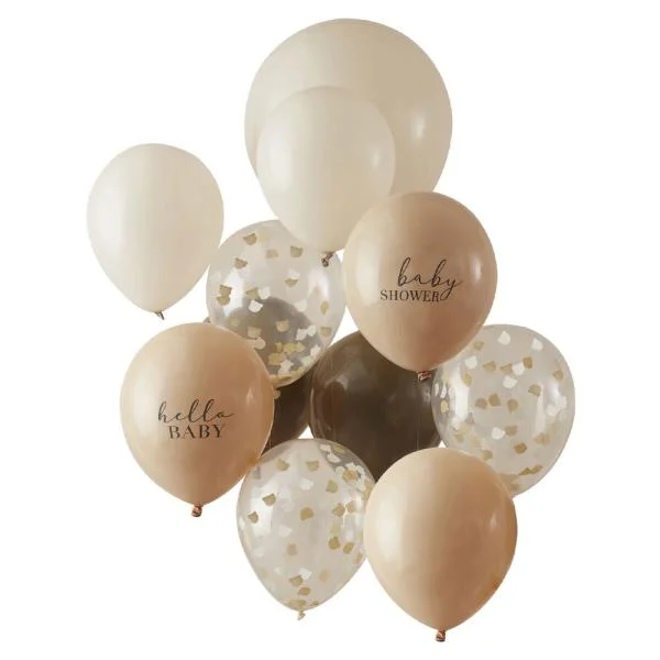 Babyshower Ballongbukett Teddy Bear Snabb frakt