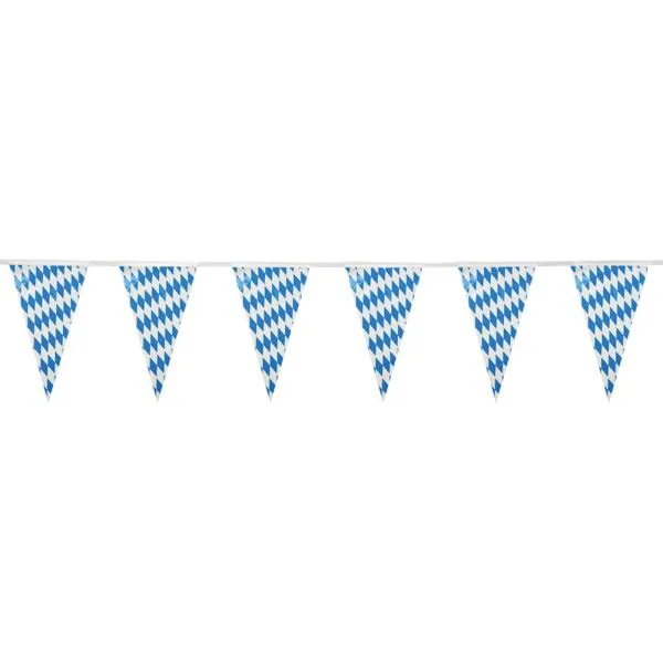 Fynd Oktoberfest Vimpelgirlang Bayersk Blå 4 m