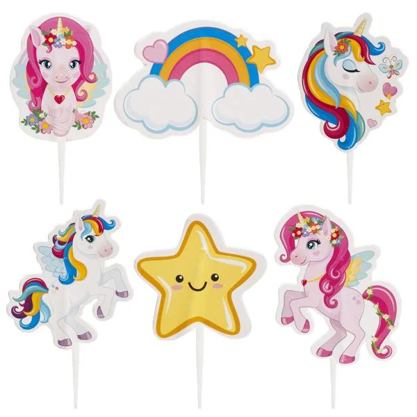 Rabatter Unicorn Cake Toppar