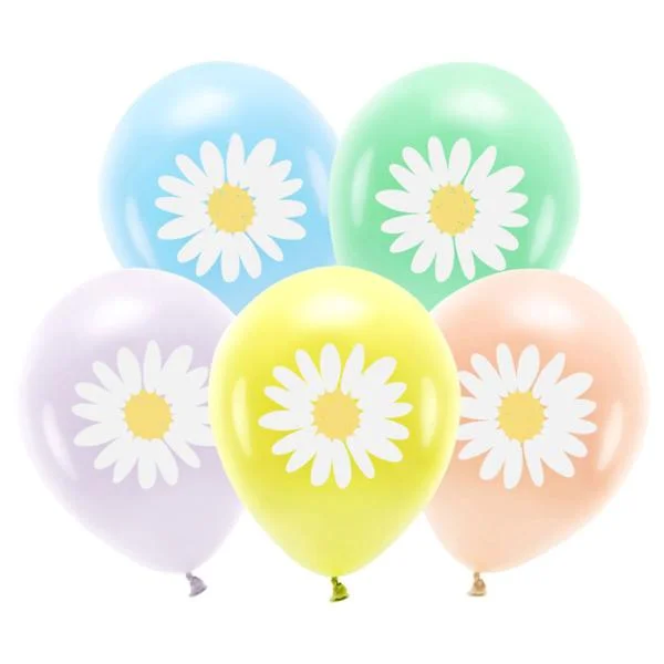 Köp online Eko Ballonger Prästkrage Pastell 5-pack