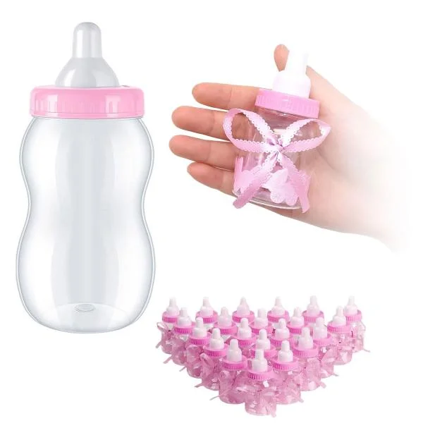 Bordsdekoration Nappflaskor Rosa 31-pack Premium