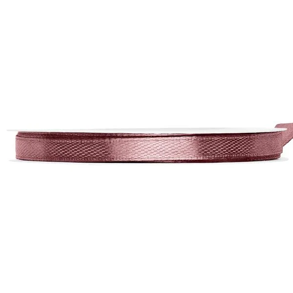 Satinband Mörk Gammalrosa 6 mm Expressleverans