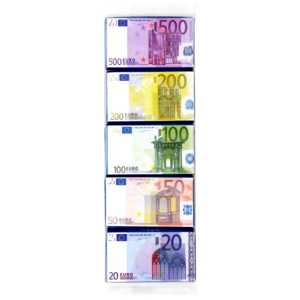 Chokladkakor Eurosedlar 5-pack 75g Lågt pris
