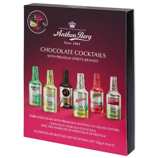 Sista chansen Anthon Berg Chokladask Choklad Cocktails 187g