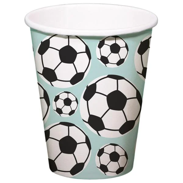 Rabatter Pappersmuggar Fotbollskalas 8-pack