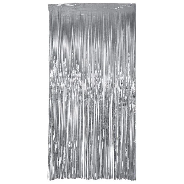 Party Draperi Iriserande Silver 200x100 cm Sista chansen