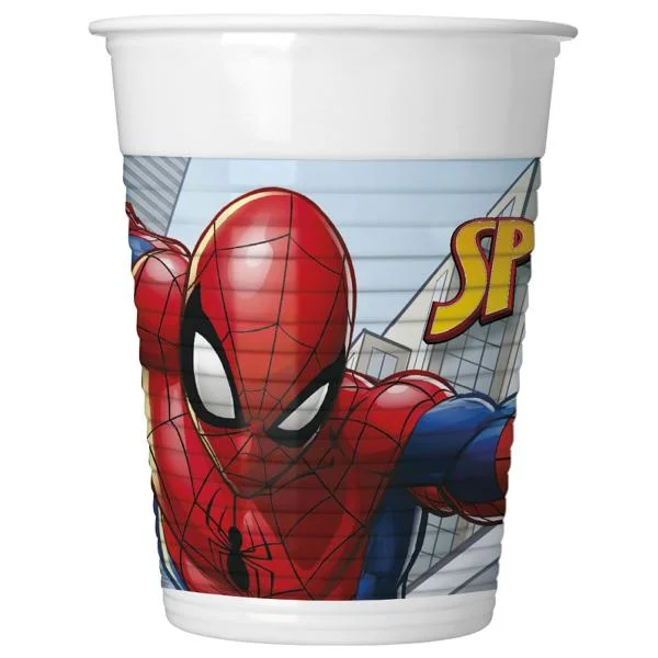 Begränsat erbjudande Spiderman Plastmuggar 8-pack