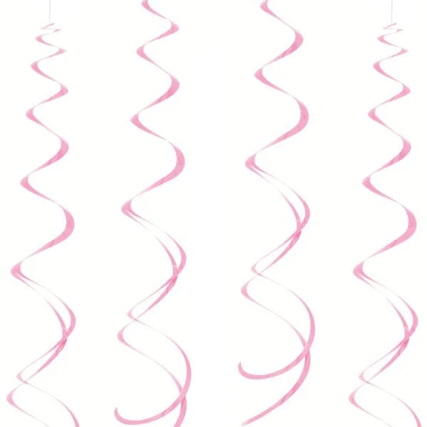 Fynd Hängande Dekorationer Swirls Rosa