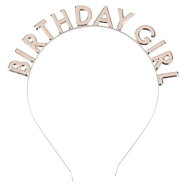Köp nu Birthday Girl Diadem Roséguld