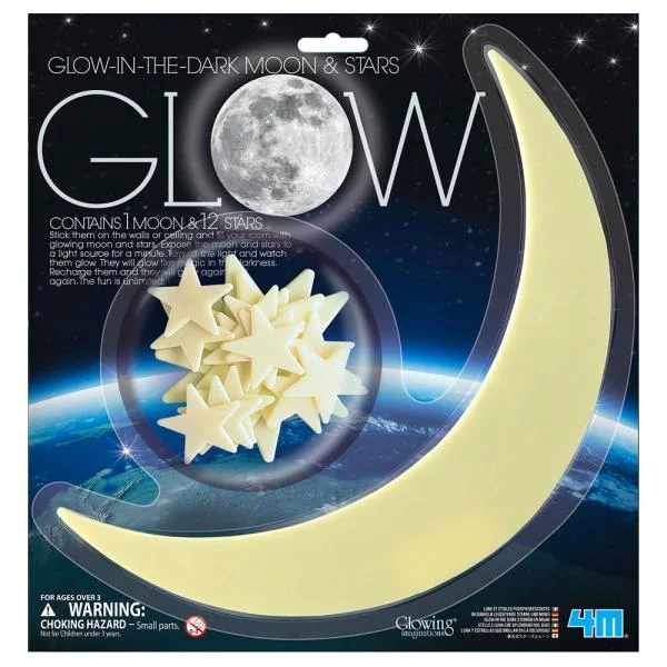 Självlysande Måne och Stjärnor Glow Premium