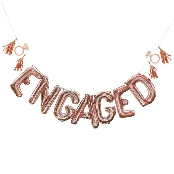 Fynd Ballonggirlang Engaged Roseguld