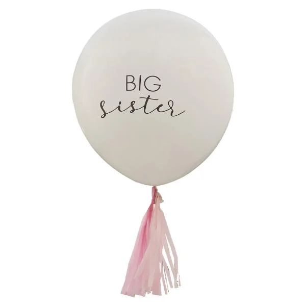 Big Sister Ballong Hello Baby Lägg i varukorgen