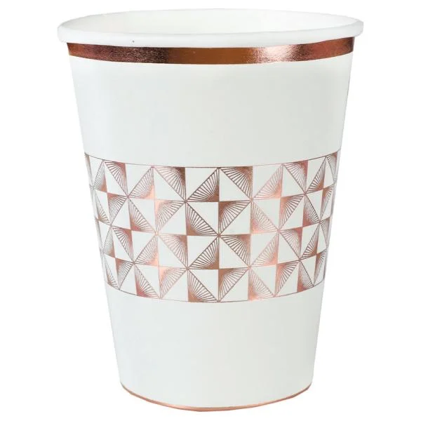 Pappmuggar Art Deco Roseguld Bästa pris