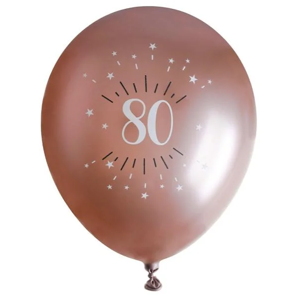 Rea Ballonger 80 År Birthday Party Roseguld