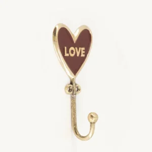 Begränsat antal Love krok i mässing – Doing Goods