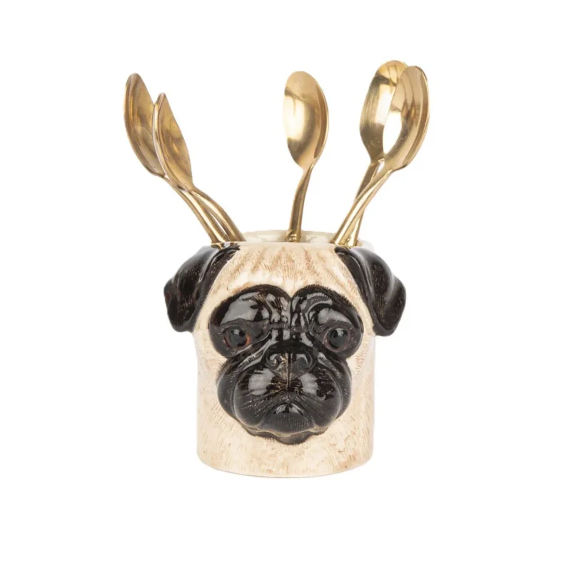 Mini mops vas i stengods – Quail Sista chansen