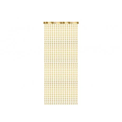 Glitterdraperi Guld med Stjärnor 100x245 cm Fynd