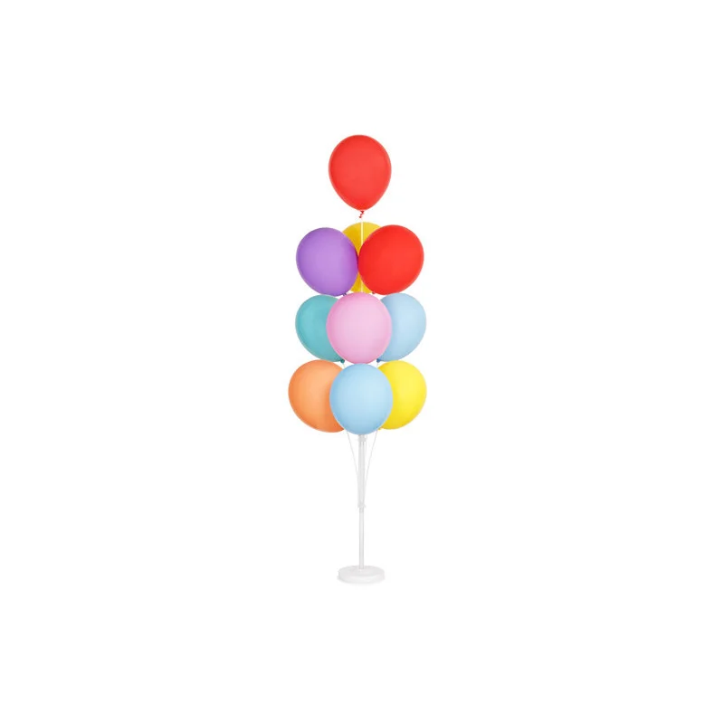 Sista chansen Ballongställ transparent plast 160 cm för 13 ballonger