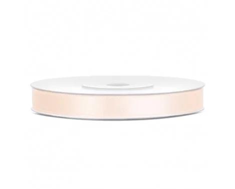 25 meter Satinband ljus creme 6 mm Endast denna vecka