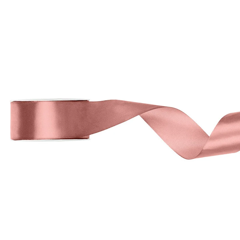 25 meter Satinband Dusty rose 25 mm Billigare